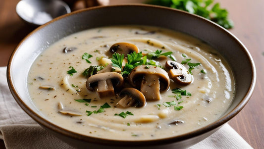 Homemade Low Sodium Cream of Mushroom Soup