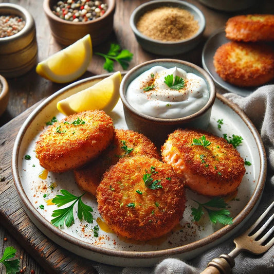 Healthy Salmon Croquettes with Mineral Rich Seasoning - Symphony Seasonings