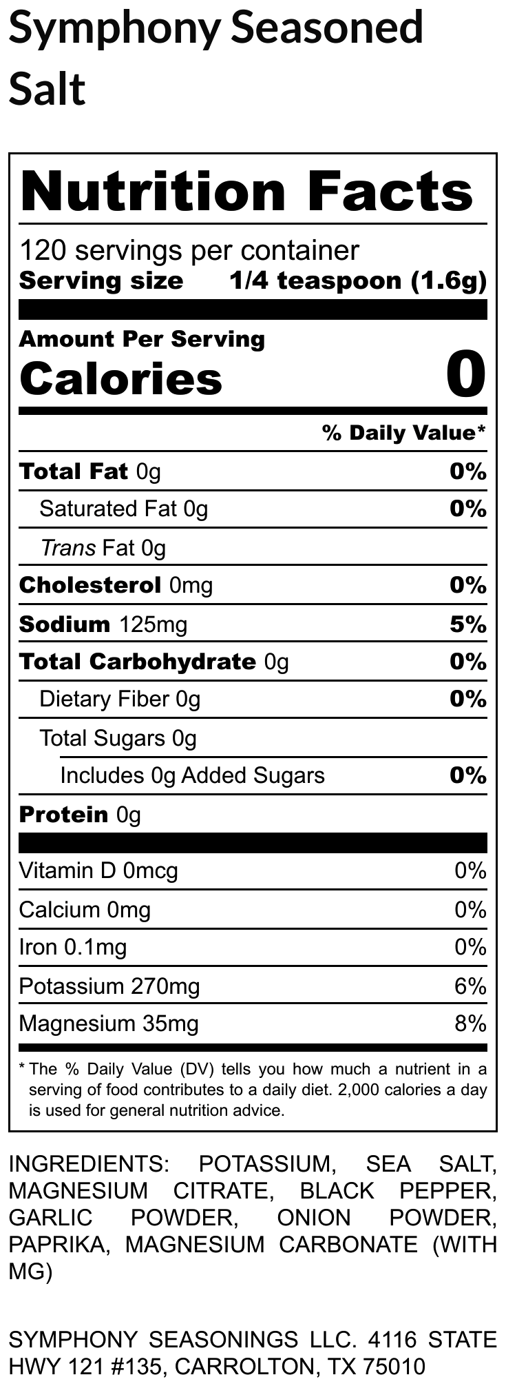 Seasoned Salt - Symphony Seasonings